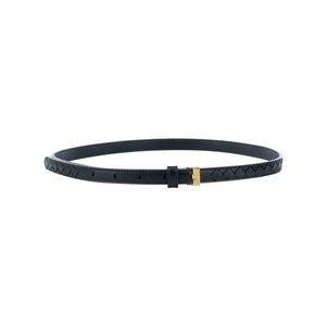 Bottega Veneta Narrow Woven Belt With Gold-Tone Buckle - NWT